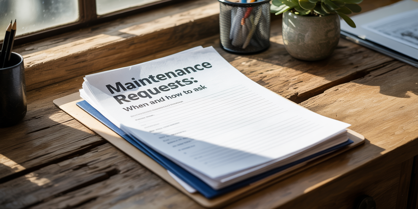Maintenance Requests: When and How